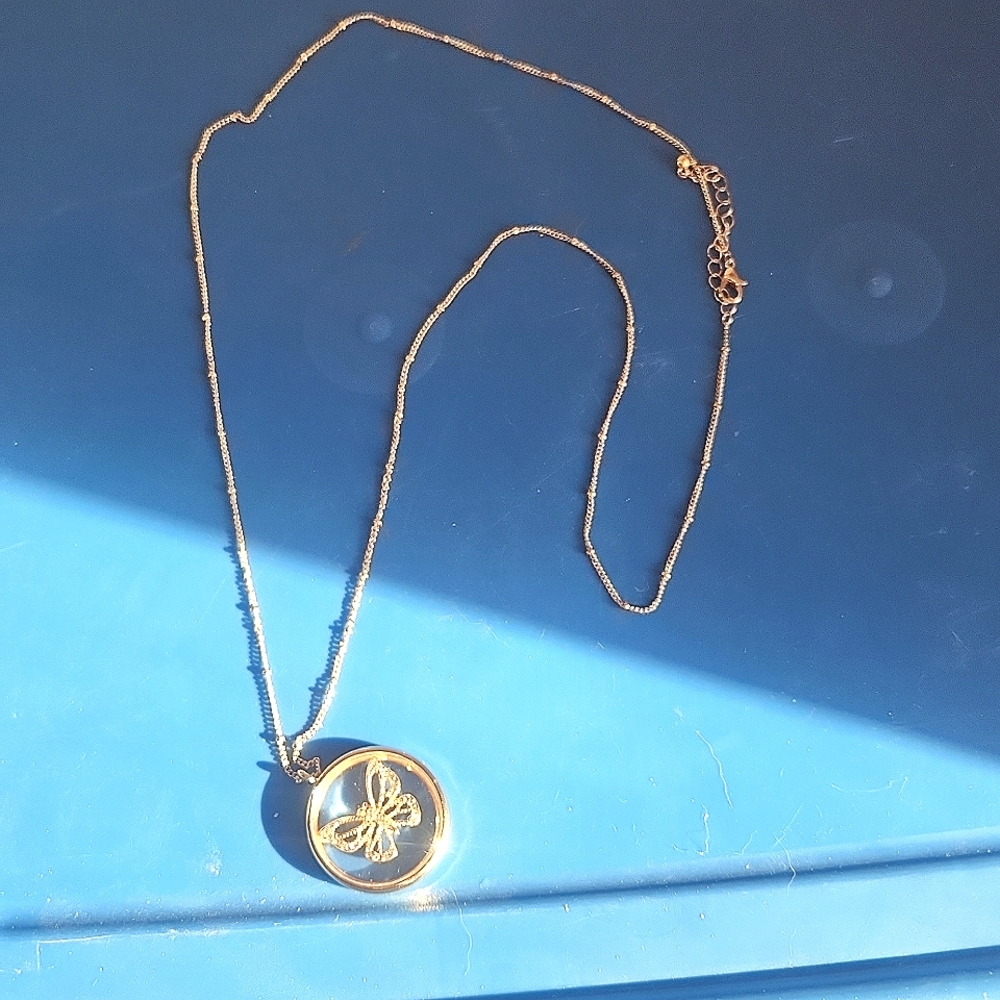 Modcloth Butterfly Necklace